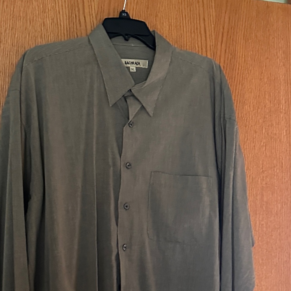 Light brown Bachrach  Button-Up dress shirt.